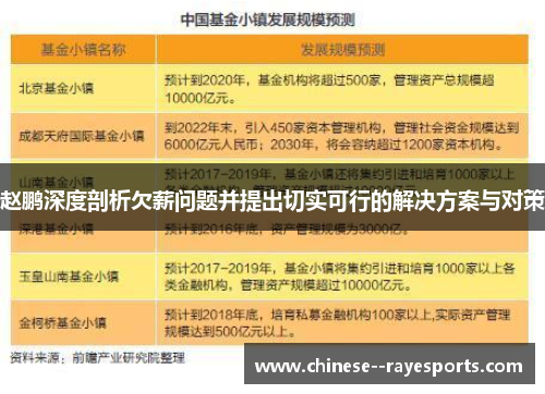 赵鹏深度剖析欠薪问题并提出切实可行的解决方案与对策 赵鹏深度剖析欠薪问题并提出切实可行的解决方案与对策